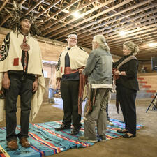 2019 Aboriginal Role Model Honouring at the longhouse