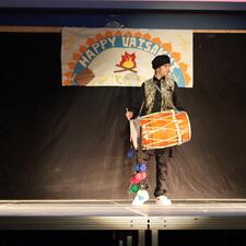 Dohl Drummer on stage performing